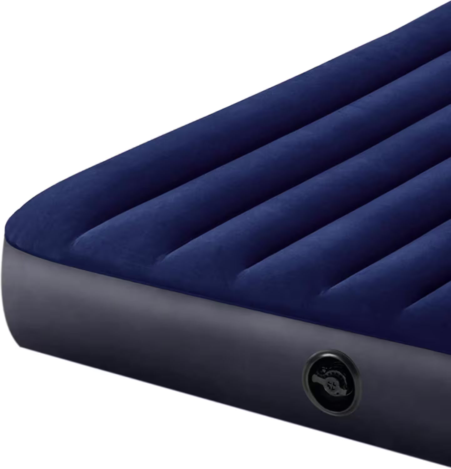 Intex Dura-Beam Standard Classic Downy Air Bed - 1.52m x 2.03m, Quick Inflation, Portable Guest Bed