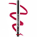 Lip liner with pink line on a white background